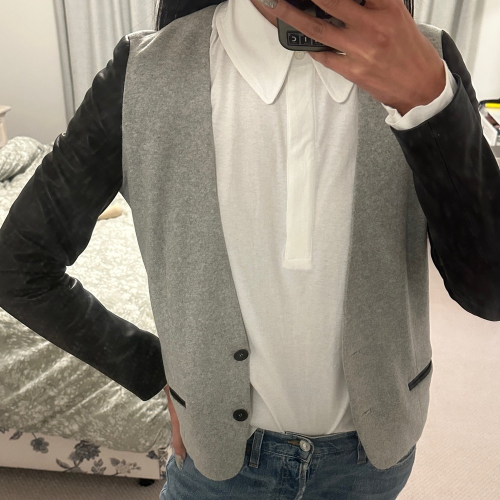 Alexander Wang Black and Gray Jacket
